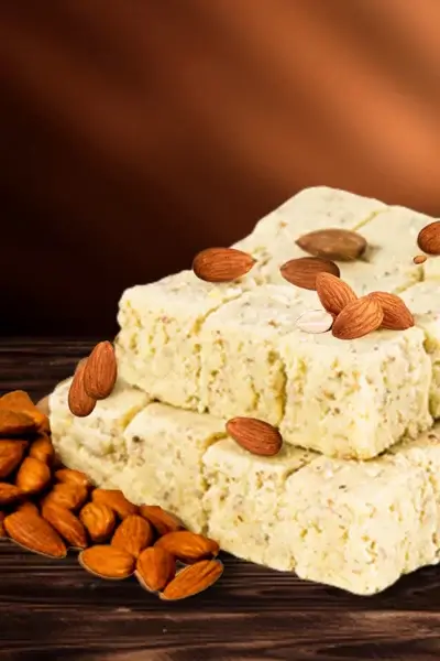 Almond barfi